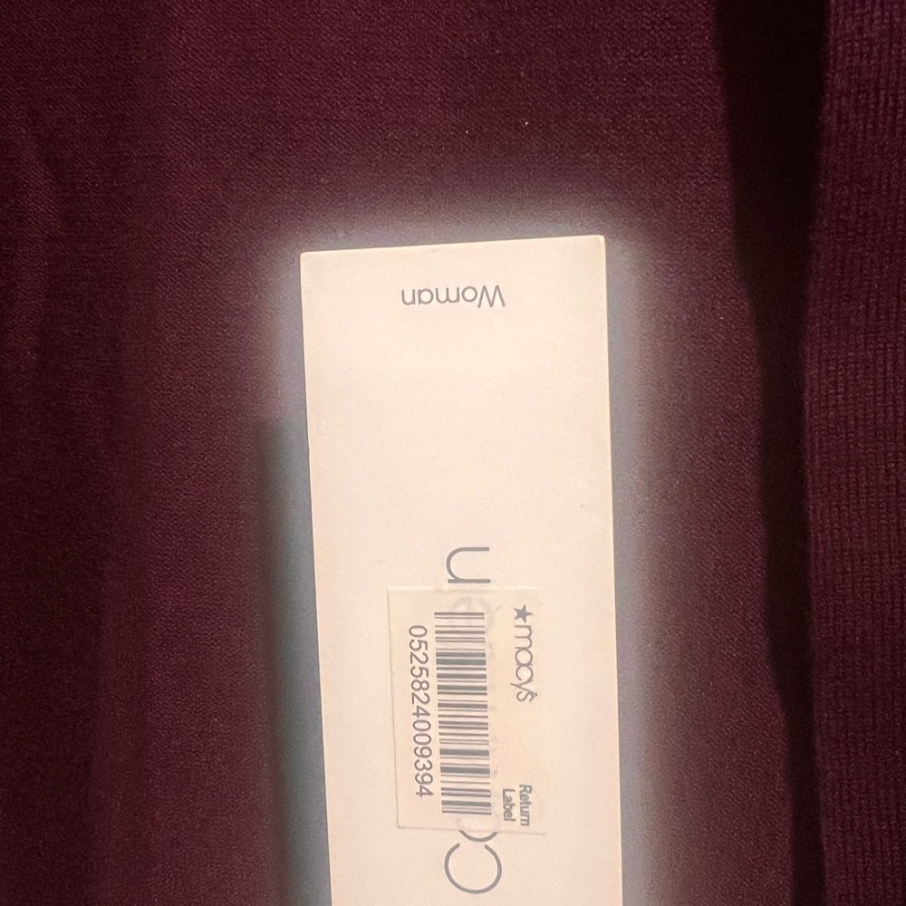 Calvin Klein Women's Deep Purple Cardigan - Picture 2 of 4